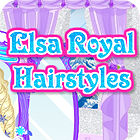 Mäng Frozen. Elsa Royal Hairstyles