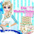Mäng Elsa Washing Dishes
